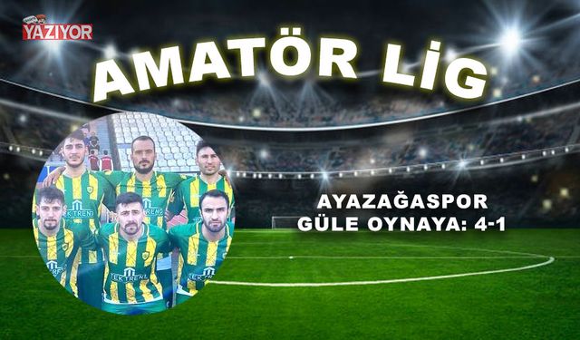 Ayazağaspor güle oynaya: 4-1