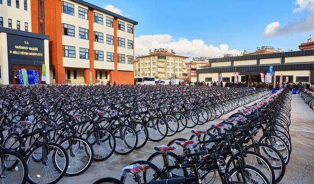 40 bin bisiklet dağıtılacak! Gaziantep’teki öğretmenler yaşadı!