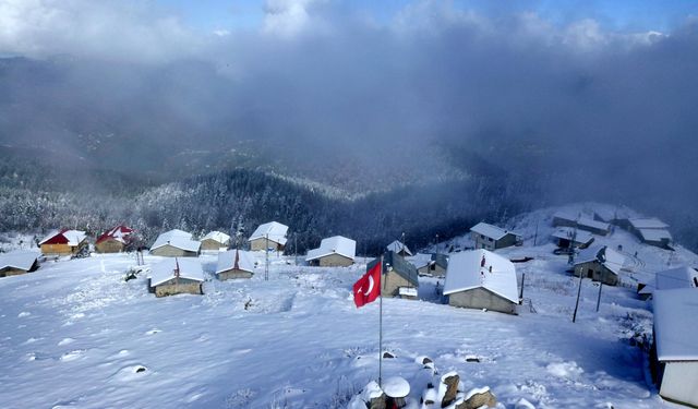 Rize ve Trabzon'u kar kapladı! Ortaya muhteşem görüntüler çıktı