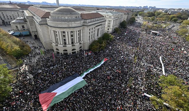 ABD'de tarihin en büyük 'destek gösterisi' yapıldı!