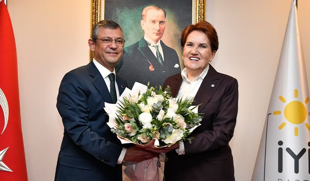 Özgür Özel'den Meral Akşener'e ittifak ziyareti