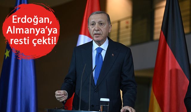 Cumhurbaşkanı Erdoğan, Alman gazetecinin küstah sorusuna böyle yanıt verdi!