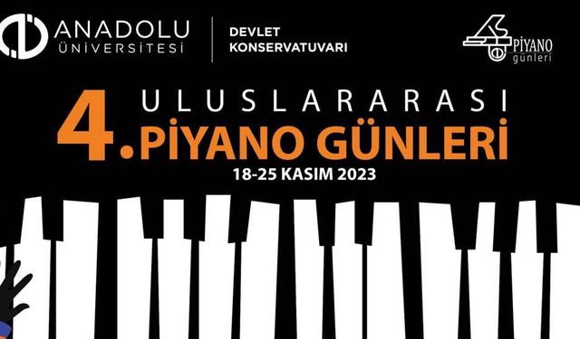 Eskişehir müziğe doyacak! ‘4. Uluslararası Piyano Günleri’ başlı