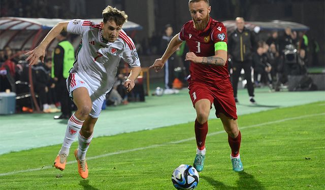 Galler, Ermenistan'la 1-1 berabere kaldı! Türkiye lider bitirmeye çok yakın