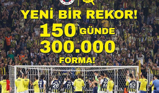 Fenerbahçe para basıyor! Formalar kapış kapış