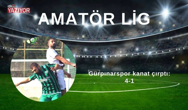 Gürpınarspor kanat çırptı: 4-1