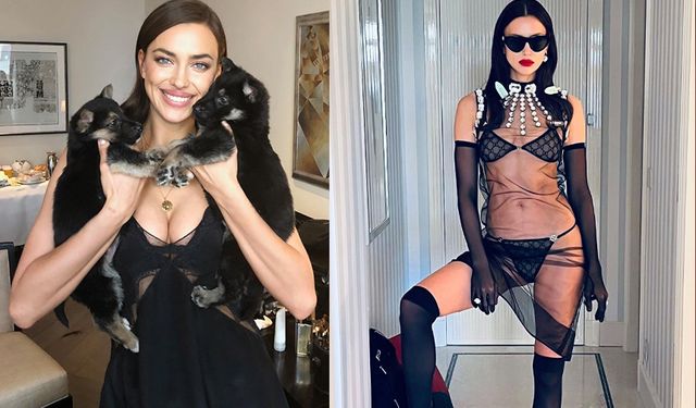 Irina Shayk hem anlattı hem soyundu!