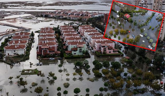 SON DAKİKA! İzmir'de deniz taştı, her yeri su bastı!