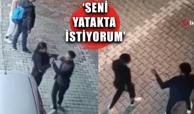 Akılalmaz olay! Erkek arkadaşını döve döve eve götürdü