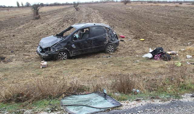 Konya’da feci kaza! 1 ölü, 4 yaralı