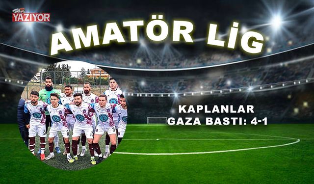 Kaplanlar gaza bastı: 4-1