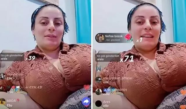 'Lazkızı' TikTok'u salladı! Dekolte vermek isterken, düğmesi koptu!