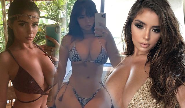 Demi Rose açtıkça açtı! Geceliğiyle verdiği pozlar olay oldu