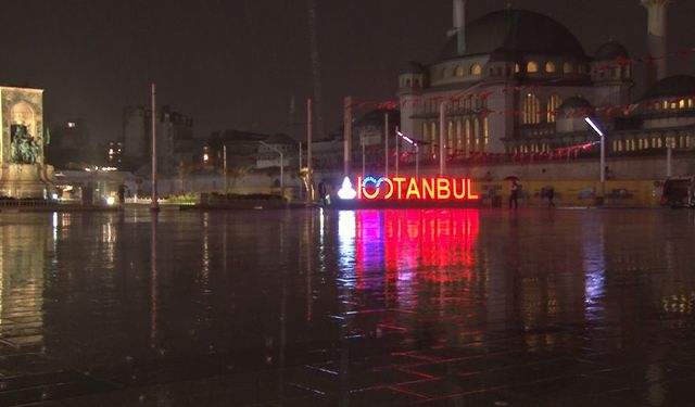 İstanbul beklenen yağmura kavuştu