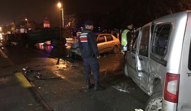 Sakarya'da zincirleme kaza!