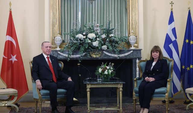 Cumhurbaşkanı Erdoğan, Yunanistan’da krallar gibi karşılandı!