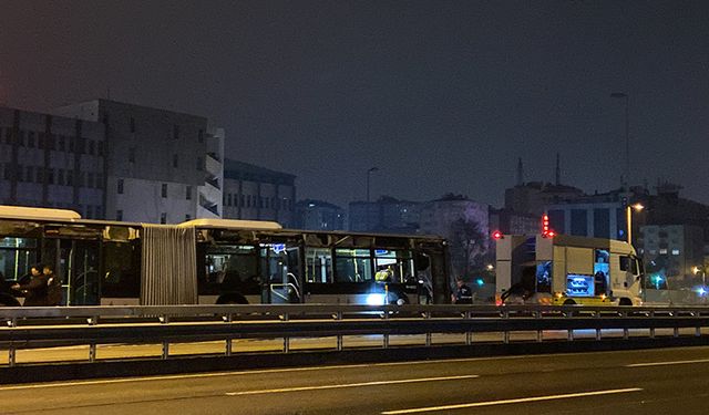 SON DAKİKA| İstanbul'da metrobüs kazası!