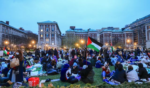 ABD'de üniversiteler ayaklandı! Gazze için  harekete geçtiler
