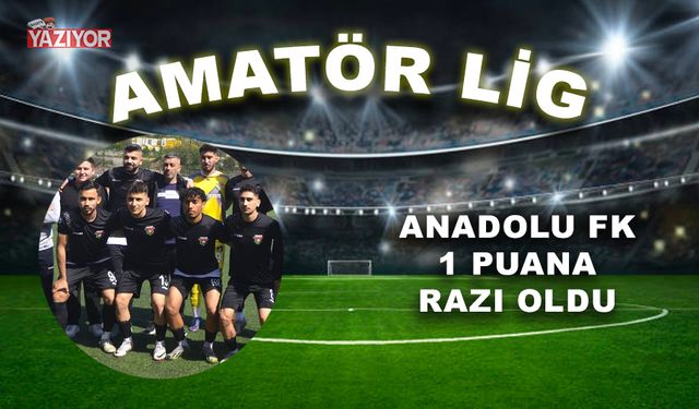 Anadolu FK fırsatı değerlendiremedi: 3-3