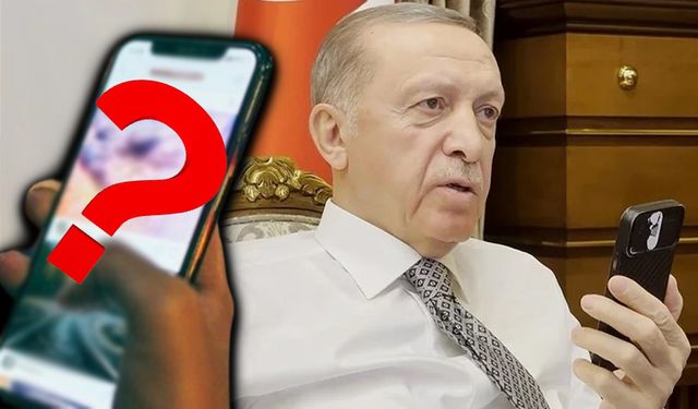 Cumhurbaşkanı Erdoğan'ın telefonunda bakın hangi uygulama varmış?