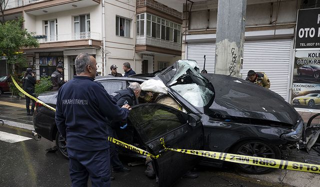 Ankara'da korkutan kaza: 1 kişi öldü, 4 kişi yaralandı