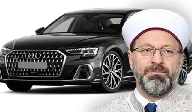 Ali Erbaş, Audi A8'den vazgeçmedi, özel garaja çektirdi!