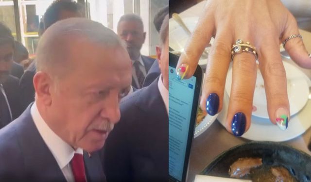 Erdoğan'dan muhabire: Bu ojeler ne, ojeleri mojeleri acayip, ben mi rüyadayım