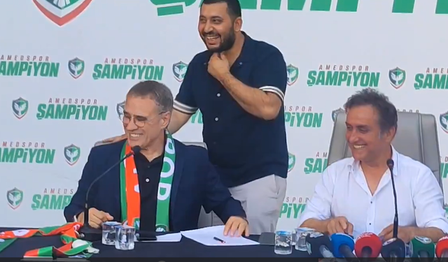 Amedspor taraftarları, Ersun Yanal'ı kahkahaya boğdu