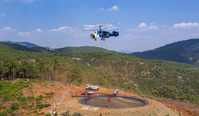 Orman yangınlarıyla mücadelede havuz ve göletler "hayati" rol oynuyor