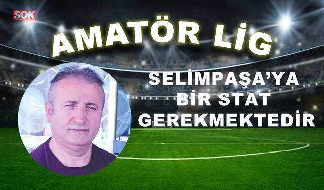 Selimpaşa'ya bir stat gerekmektedir