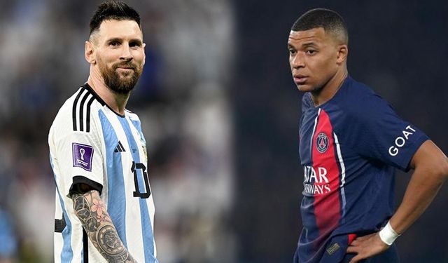 Messi, Mbappe'ye fena yüklendi!