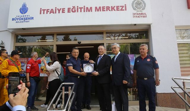 Tayvan Ulusal İtfaiye Teşkilatı'ndan İbitem'e ziyaret