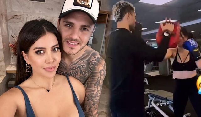 Wanda Nara ve Icardi yumruklarını konuşturdu