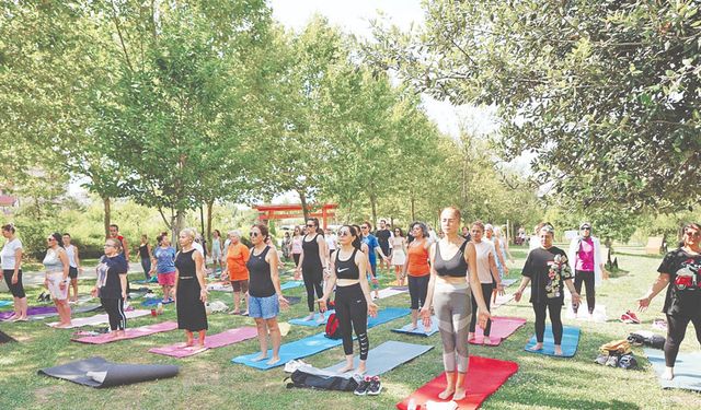 Beylikdüzü halkı yogayı çok sevdi