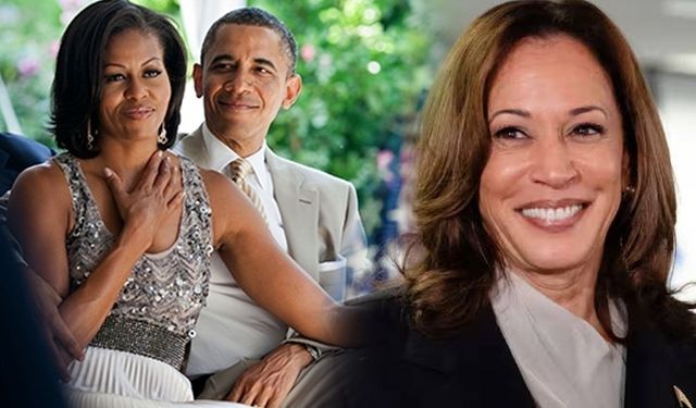 Obama Çifti, Kamala Harris'e desteğini duyurdu