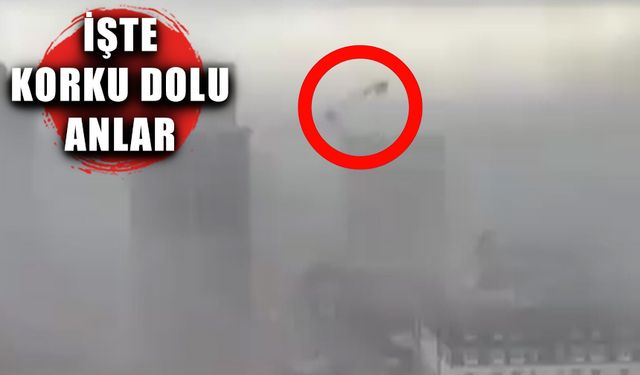 Adana felaketi yaşıyor! Fırtına, vinçi devirdi