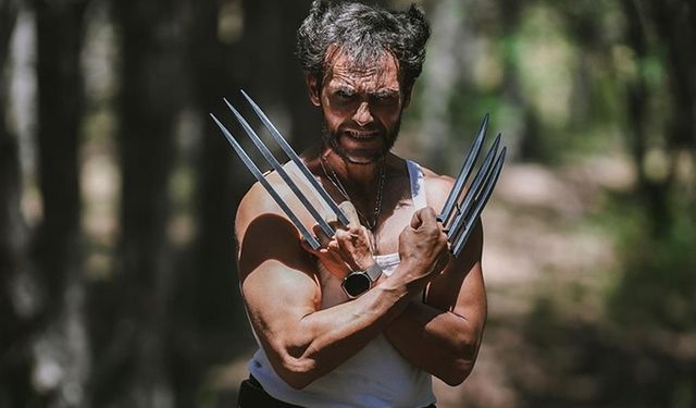 "Yerli Wolverine" verdiği pozlarla film sahnelerini aratmıyor