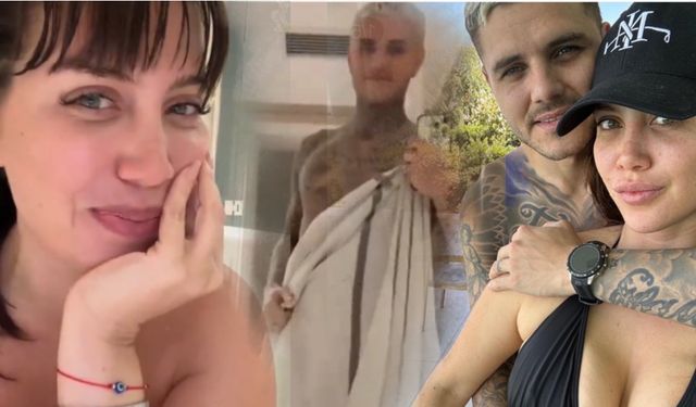 Wanda Nara rahat durmuyor: Bu kez de Icardi ile küvette!