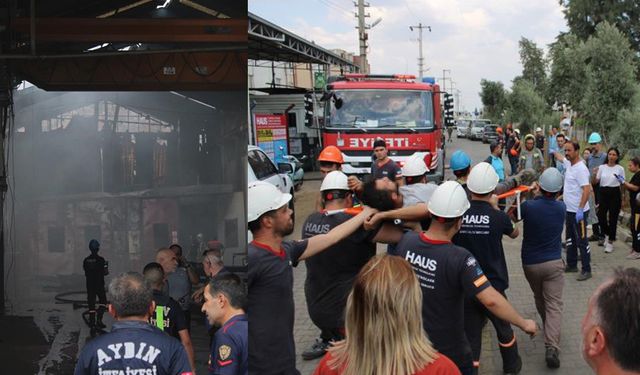 Fabrika cayır cayır yandı: 9 kişi hastaneye kaldırıldı!