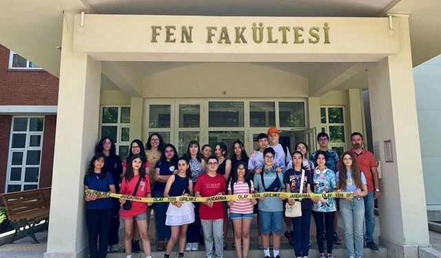 Üstün yetenekli öğrenciler Eskişehir'de "adli biyoloji" eğitimi alıyor