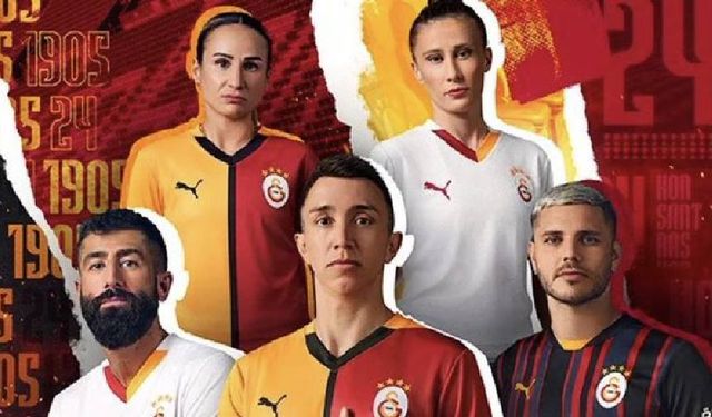 Galatasaray'ın yeni sezonda giyeceği formalar belli oldu