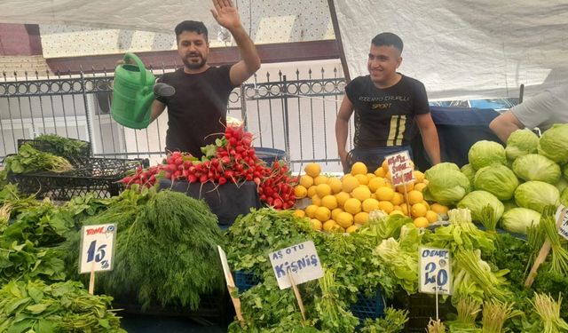 Semt pazarları yangın yeri