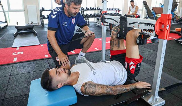 Samsunspor’da futbolcular teste tabi tutuldu