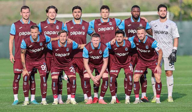 Trabzonspor hazırlık maçını kazandı