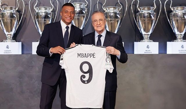 Santiago Bernabeu’da büyük heyecan: Kylian Mbappe resmen Real Madrid’de!