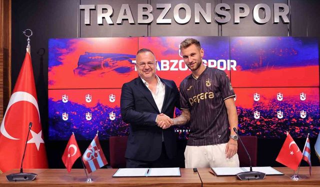 Trabzonspor, Denis Draguş için imza töreni düzenledi