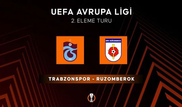 Trabzonspor'un UEFA Avrupa Ligi'nde rakibi Ruzomberok oldu