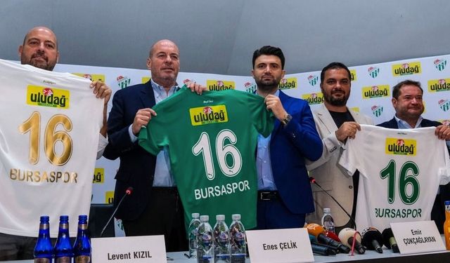 Bursaspor’un sırt sponsoru Uludağ İçecek oldu