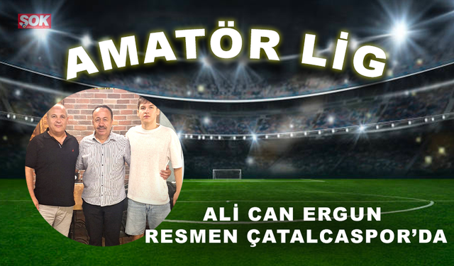 Ali Can Ergun resmen Çatalcaspor’da