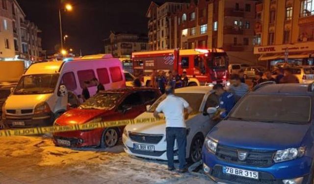 Kavga sonrası intikam: oğlu babasının arabasını ateşe verdi